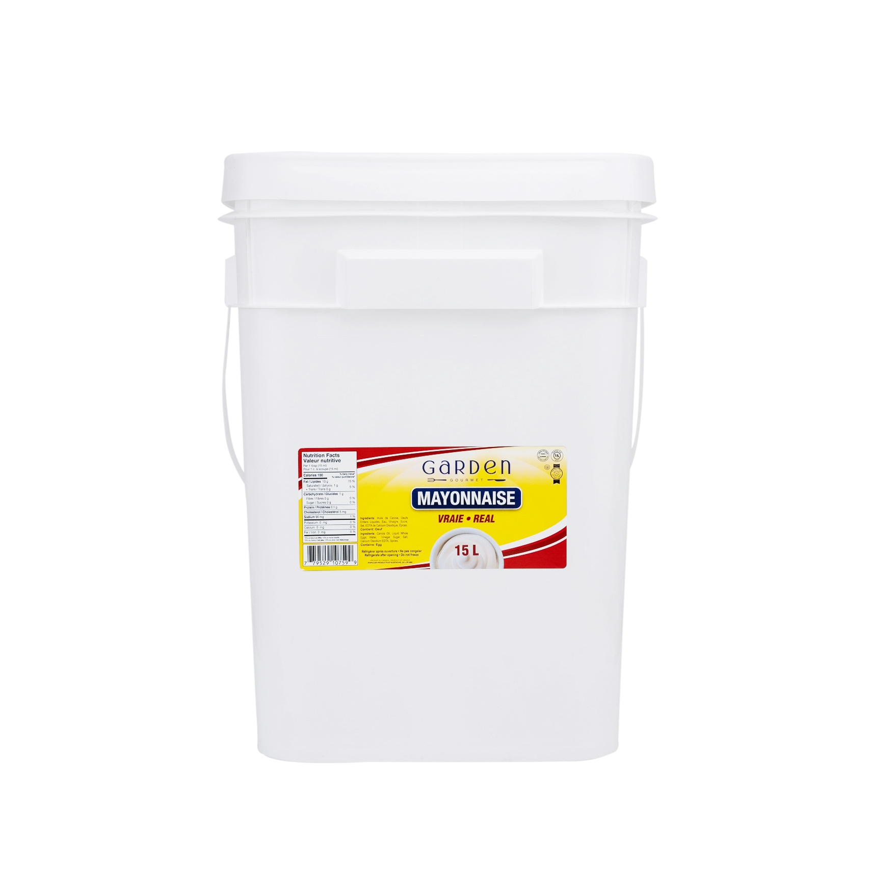 Garden Mayonnaise Vraie Real 15L